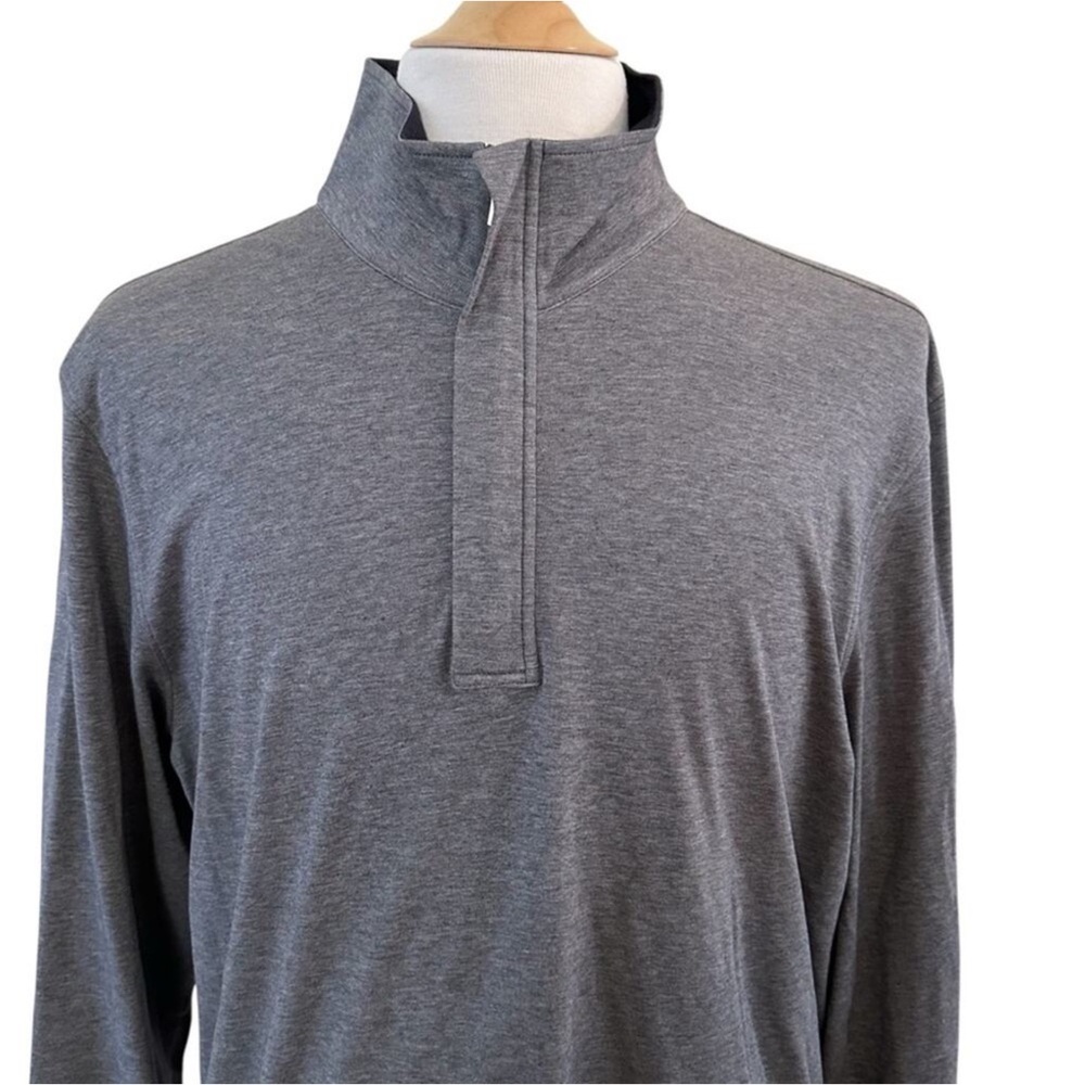 Michael Kors 1/4 Zip Gray Pullover men’s size XL